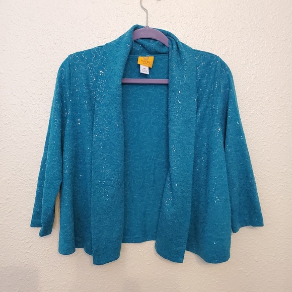 Ruby Rd. Sequin Cardigan - Picture 1 of 4
